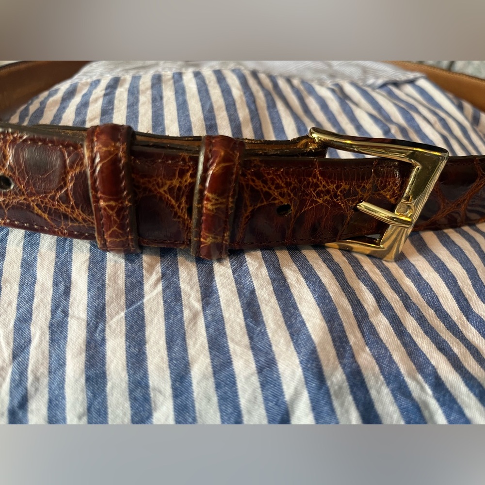 Crookhorn American Alligator Belt